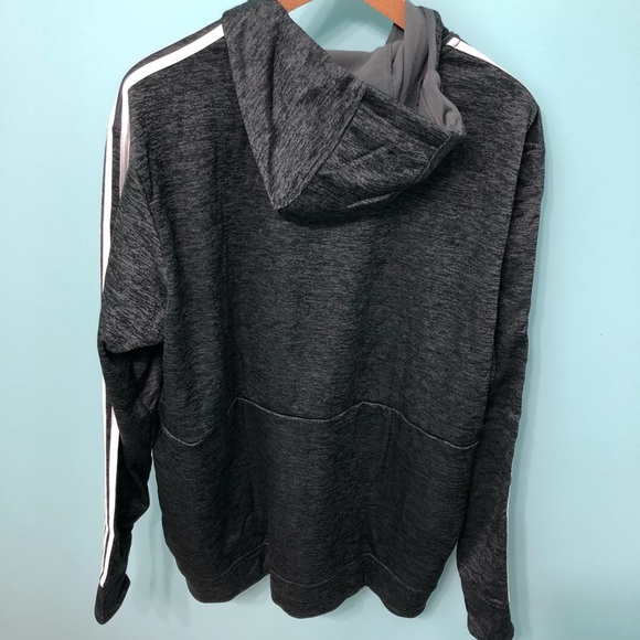 Men’s NWT Adidas Full Zip Sweatshirt With Hoodie - Picture 2 of 8